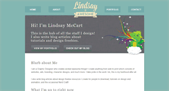 Desktop Screenshot of lindsayisawesome.com